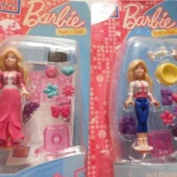 Barbie Mega Bloks Playsets Puppy Pals and Fashion Model - Picture 5 of 7